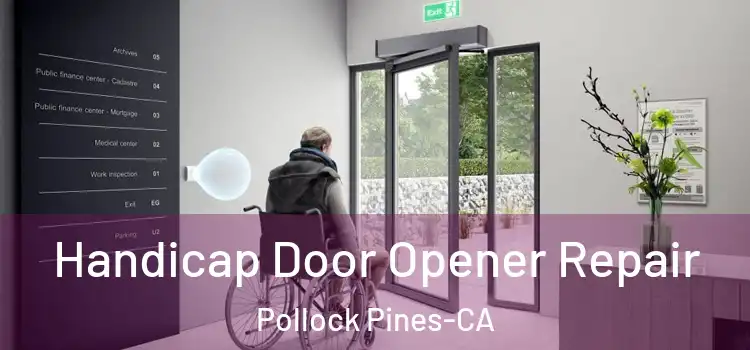  Handicap Door Opener Repair Pollock Pines-CA